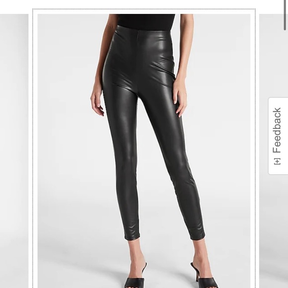 EXPRESS leather leggings, never worn! - Picture 4 of 4